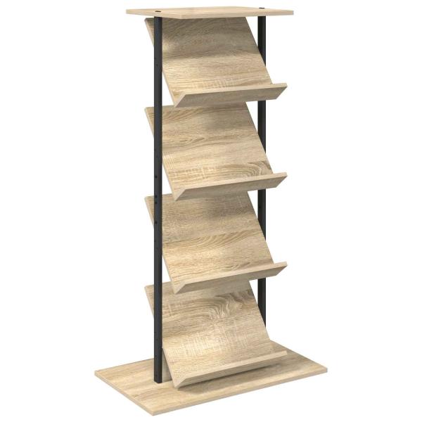 ARDEBO.de - Magazinregal Sonoma-Eiche 68 x 40 x 123.5 cm Holzwerkstoff