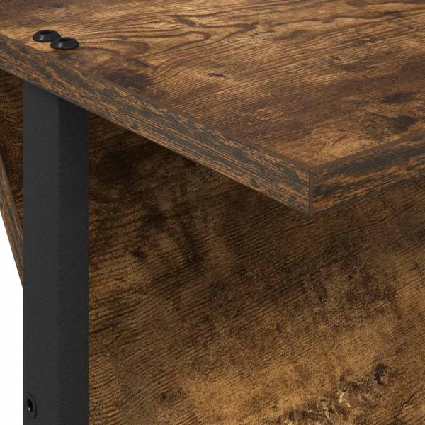 Magazinregal Geräucherte Eiche 68 x 40 x 123.5 cm Holzwerkstoff