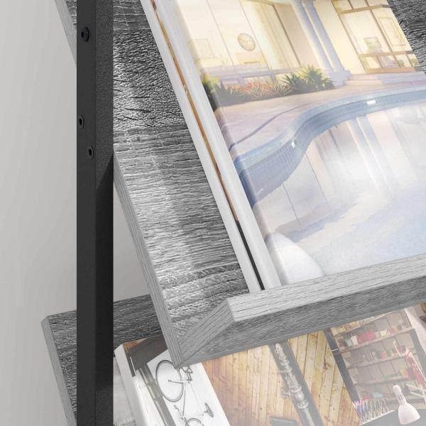 Magazinregal Graues Sonoma 68 x 40 x 123.5 cm Holzwerkstoff