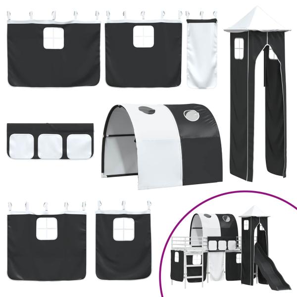 Weiß und Schwarz 75 x 190 cm