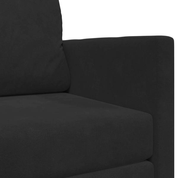 Klappsofa Bett Schwarz 124 x 71 x 78 cm Samt
