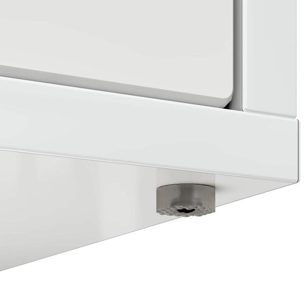 Katzenhaus Glänzend Weiß 42,5 x 40 x 52,5 cm Holzwerkstoff