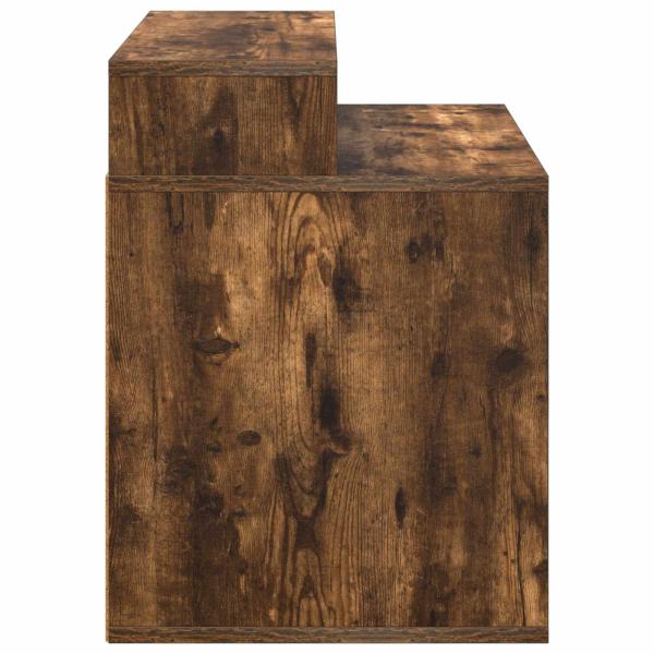 Katzenhaus Geräucherte Eiche 42,5 x 40 x 52,5 cm Holzwerkstoff