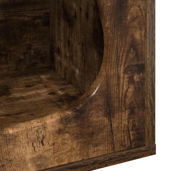 Katzenhaus Geräucherte Eiche 42,5 x 40 x 52,5 cm Holzwerkstoff