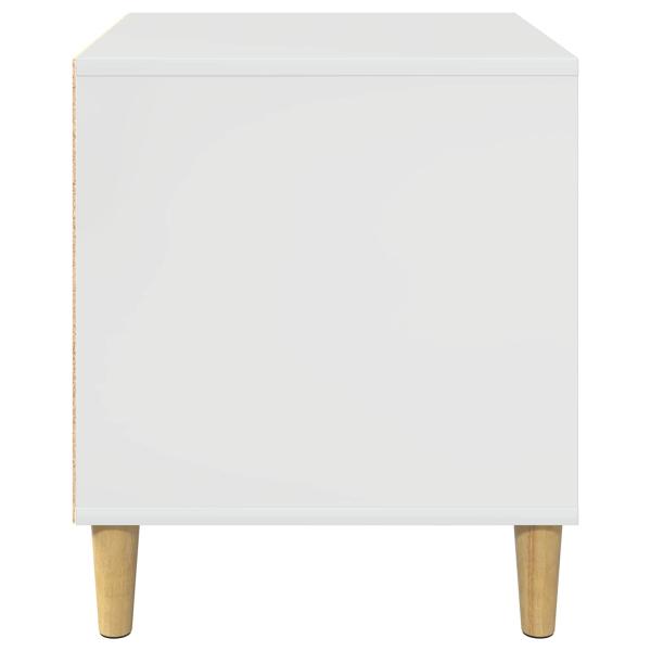 Hundehütte Glänzend Weiß 44 x 42 x 49 cm Holzwerkstoff