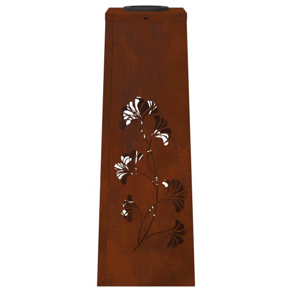 Solar LED Weg Licht 2 pcs Cortenstahl Cortenstahl