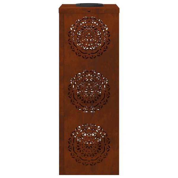 Solar LED Weg Licht 2 pcs Cortenstahl Cortenstahl