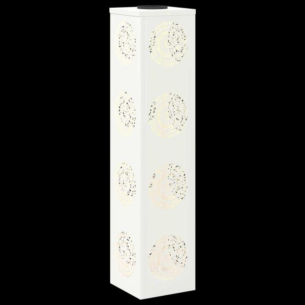 Solar LED Weg Licht 2 pcs Weiß Kalt gewalzter Stahl