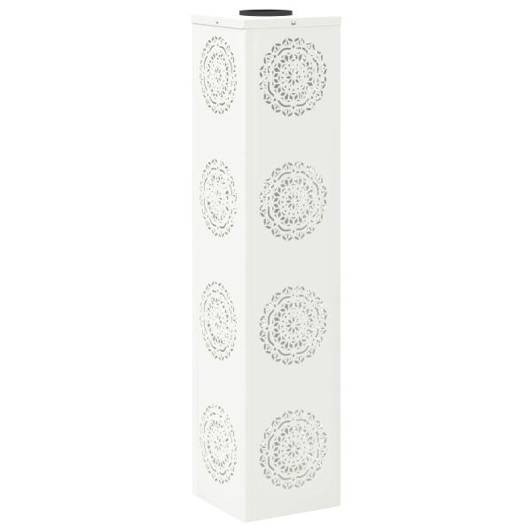 Solar LED Weg Licht 2 pcs Weiß Kalt gewalzter Stahl