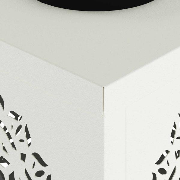 Solar LED Weg Licht 2 pcs Weiß Kalt gewalzter Stahl