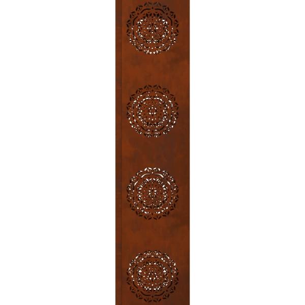 Solar LED Weg Licht 2 pcs Cortenstahl Cortenstahl