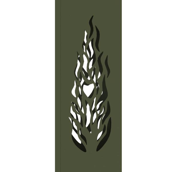 Solar LED Weg Licht 2 pcs Olive Grün Kalt gewalzter Stahl