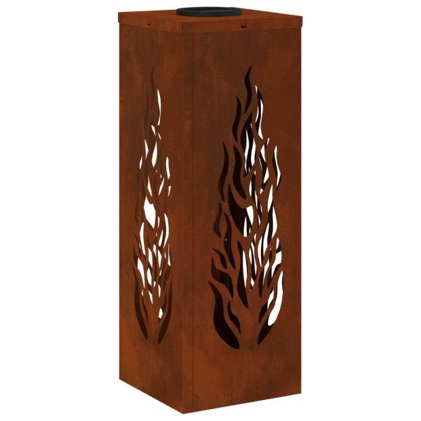 Solar LED Weg Licht 2 pcs Cortenstahl Cortenstahl