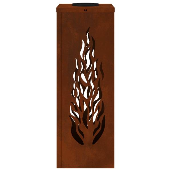 Solar LED Weg Licht 2 pcs Cortenstahl Cortenstahl