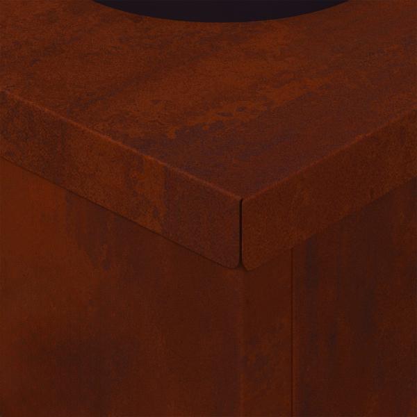 Solar LED Weg Licht 2 pcs Cortenstahl Cortenstahl