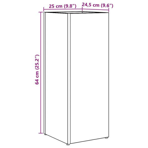Sonnenschirmhalter Sonoma-Eiche 25 x 24,5 x 64 cm Holzwerkstoff