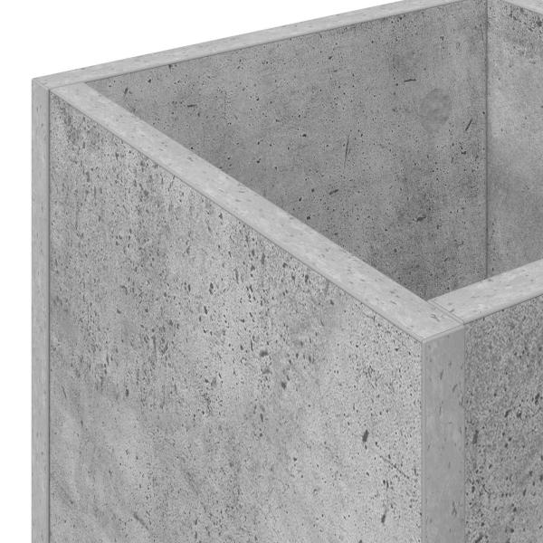 Sonnenschirmhalter Beton Grau 25 x 24,5 x 64 cm Holzwerkstoff