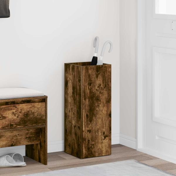 ARDEBO.de - Sonnenschirmhalter Geräucherte Eiche 25 x 24,5 x 64 cm