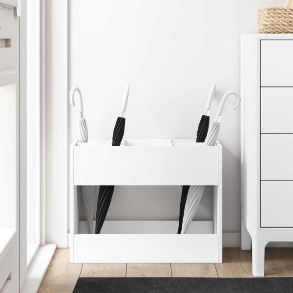 Sonnenschirmhalter Weiß 65 x 24 x 50 cm Holzwerkstoff