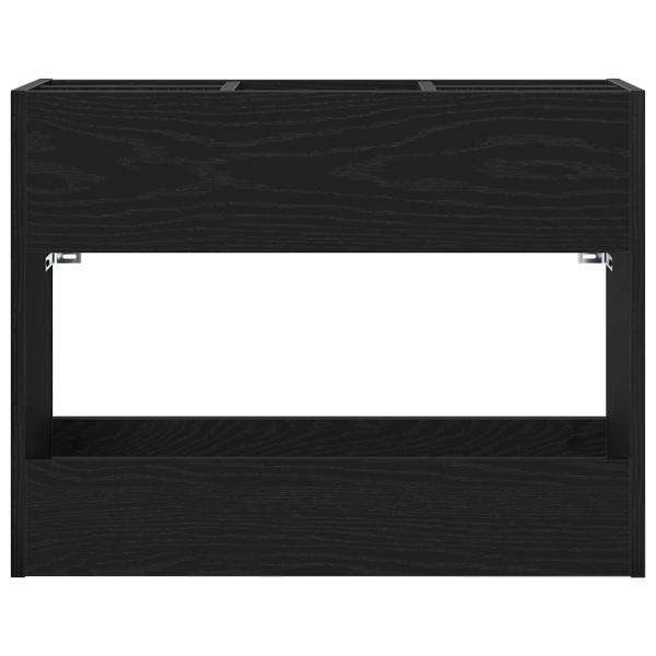 Sonnenschirmhalter Schwarz Eichen-Optik 65 x 24 x 50 cm