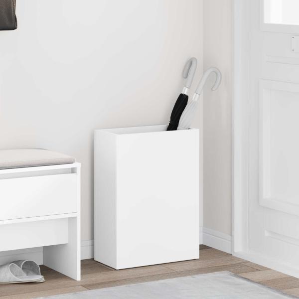 ARDEBO.de - Sonnenschirmhalter Weiß 40 x 20 x 55,5 cm Holzwerkstoff