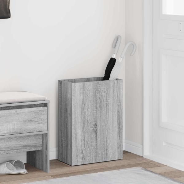 ARDEBO.de - Sonnenschirmhalter mit Speicher Graues Sonoma 40 x 20 x 55,5 cm