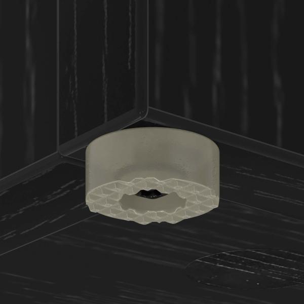 Sonnenschirmhalter Schwarz Eichen-Optik 20 x 20 x 55,5 cm