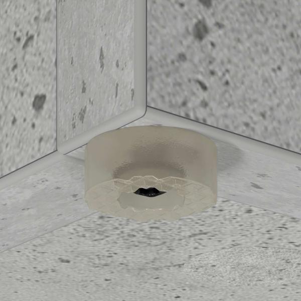 Sonnenschirmhalter Beton Grau 20 x 20 x 55,5 cm Holzwerkstoff