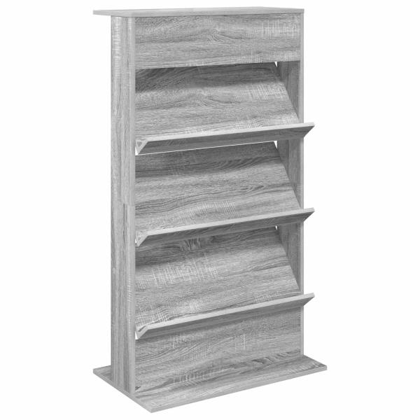 Magazinregal Graues Sonoma 70 x 41 x 126 cm Holzwerkstoff