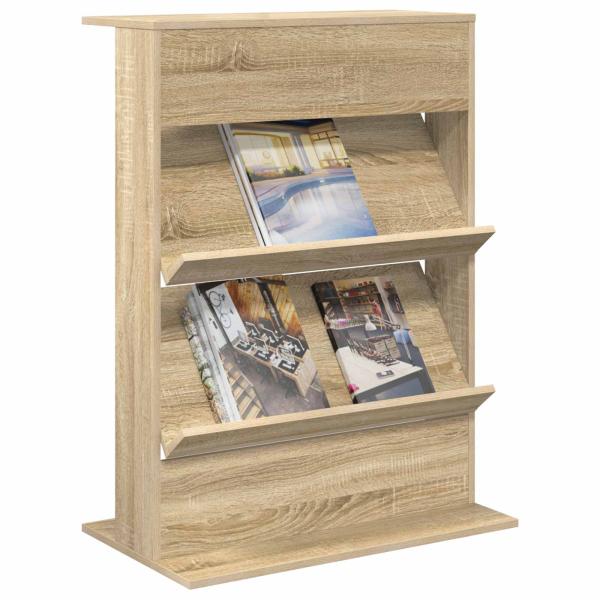 Magazinregal Sonoma-Eiche 70 x 41 x 96 cm Holzwerkstoff