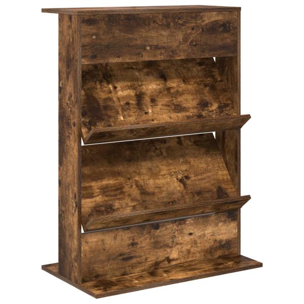 Magazinregal Geräucherte Eiche 70 x 41 x 96 cm Holzwerkstoff