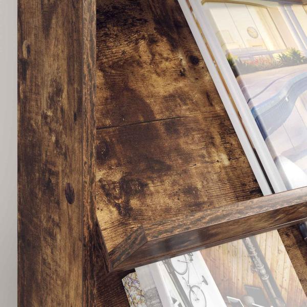 Magazinregal Geräucherte Eiche 70 x 41 x 96 cm Holzwerkstoff