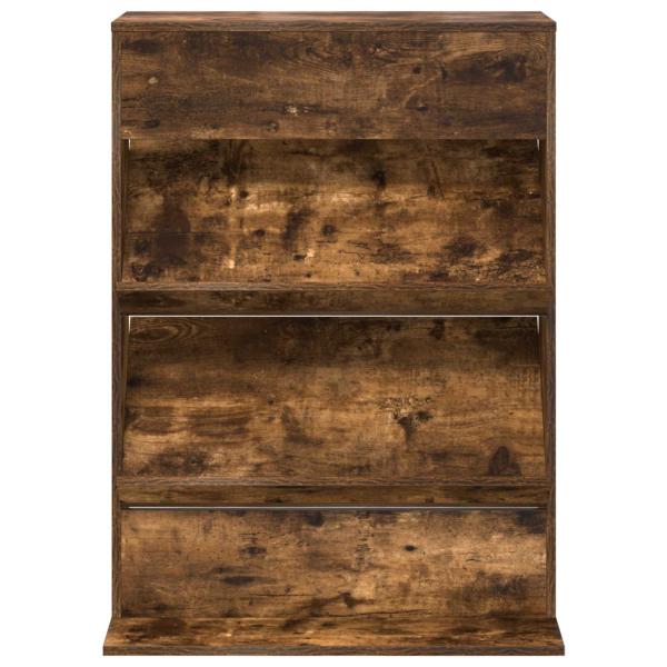 Magazinregal Geräucherte Eiche 70 x 41 x 96 cm Holzwerkstoff