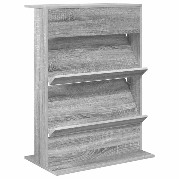 Magazinregal Graues Sonoma 70 x 41 x 96 cm Holzwerkstoff