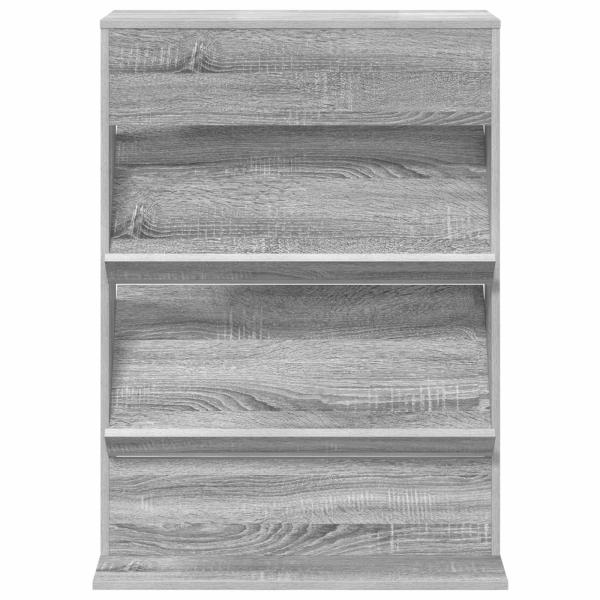 Magazinregal Graues Sonoma 70 x 41 x 96 cm Holzwerkstoff
