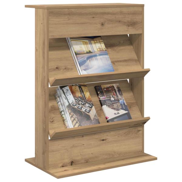 Magazinregal Artisan-Eiche 70 x 41 x 96 cm Holzwerkstoff