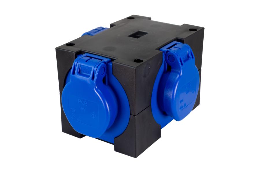 SIROX CEE-Kompakt-Verteiler CEE-Stecker, 16A, 3-pol.