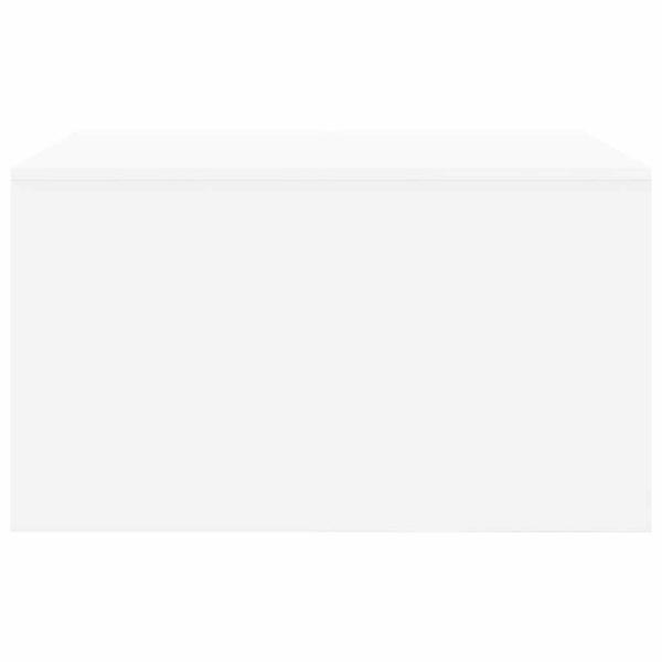 Couchtisch mit Schubladen Weiß 70,5x70x40 cm