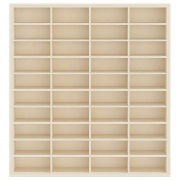 Wanddisplay-Case mit Regal Beige 40 x 4,5 x 43 cm Holzwerkstoff