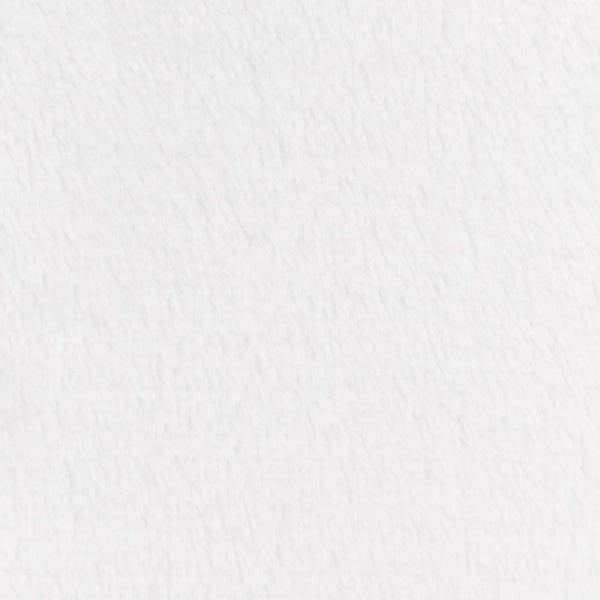 Überwurfdecke Weiß 240 x 270 cm Fleece