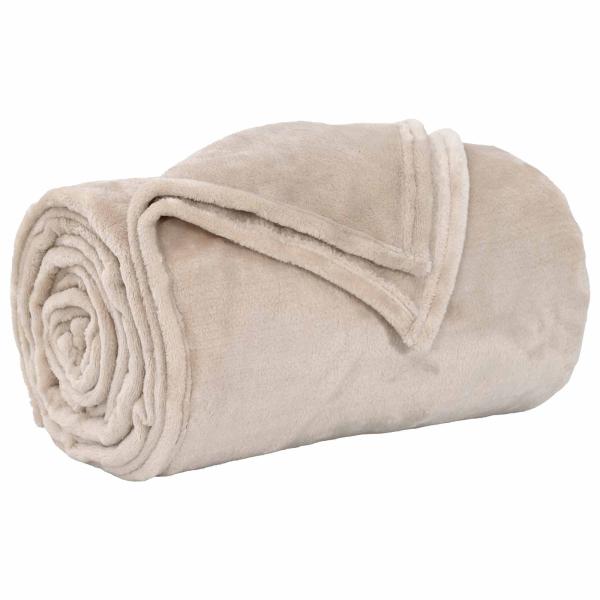 Wohndecken 6 stk. Beige 240 x 270 cm 9.93 kg Fleece