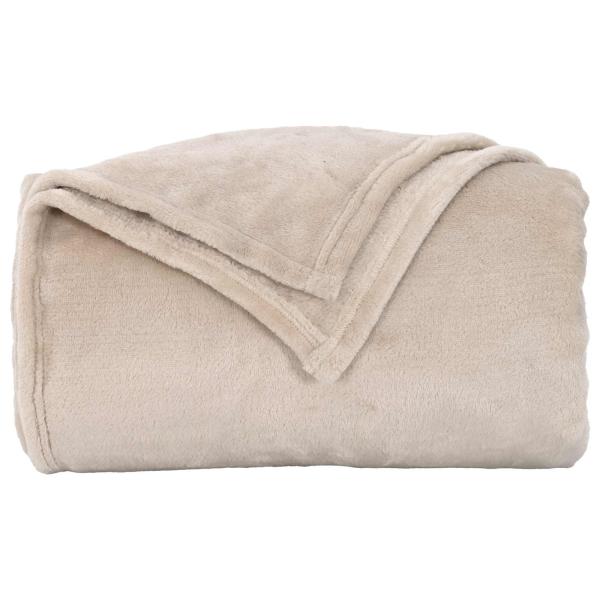 Wohndecken 6 stk. Beige 240 x 270 cm 9.93 kg Fleece
