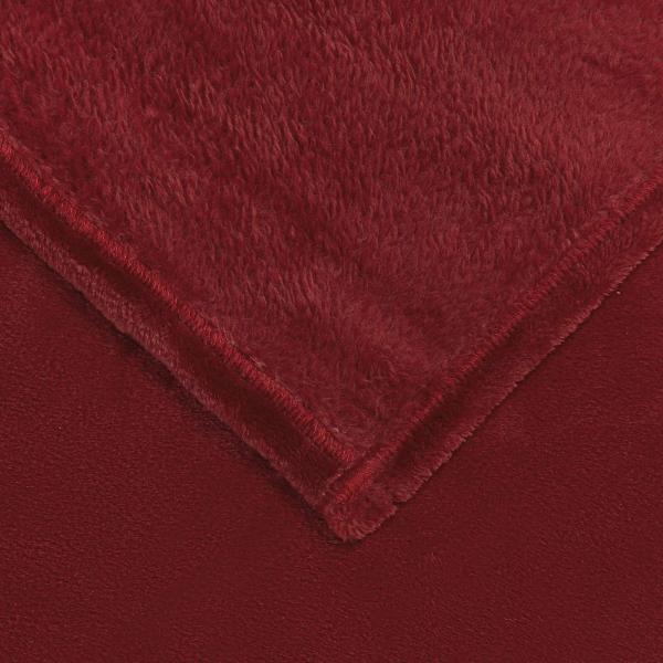 Wohndecken 6 Stk. Bordeauxrot 130 x 150 cm 3.04 Fleece