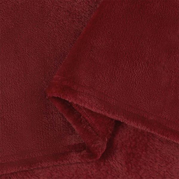 Wohndecken 6 Stk. Bordeauxrot 130 x 150 cm 3.04 Fleece