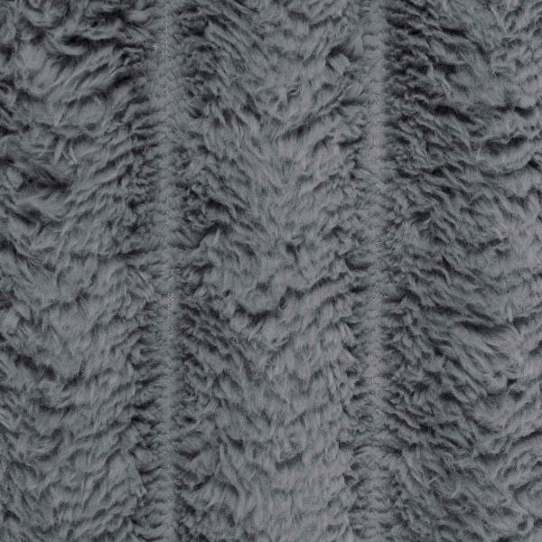 Überwurfdecke Dunkelgrau 150 x 130 cm Fleece