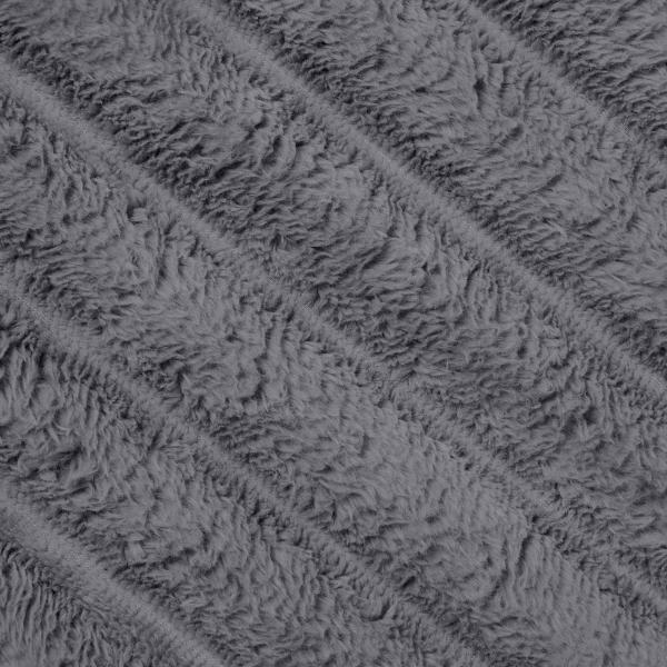 ARDEBO.de - Überwurfdecke Dunkelgrau 270 x 240 cm Fleece