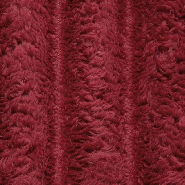 Überwurfdecke Bordeauxrot 240 x 220 cm Fleece