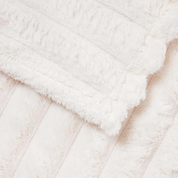 Wohndecke Creme 95 x 220 cm 0.45 kg Fleece