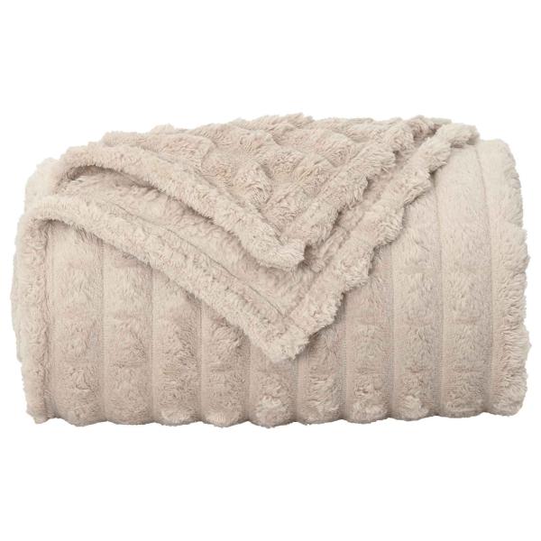 Wohndecken 6 Stk. Beige 150 x 130 cm 2.85 Fleece