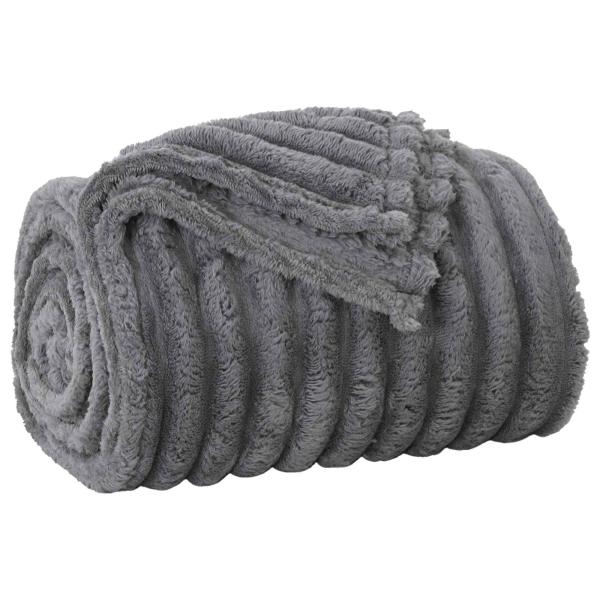Wohndecken 6 Stk. Dunkelgrau 270 x 240 cm 8.79 Fleece